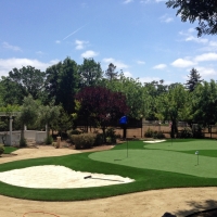 Artificial Grass Installation Oakley, California Indoor Putting Greens, Front Yard Design