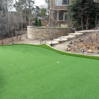 Artificial Turf Installation Capitola, California Backyard Putting Green, Backyard