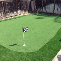 How To Install Artificial Grass Ross, California Putting Green Grass, Backyard