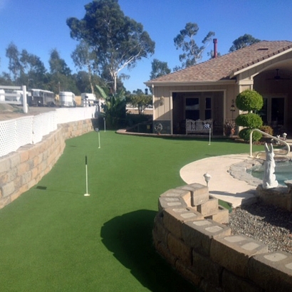 Artificial Grass Installation Belmont, California Golf Green, Backyard Design