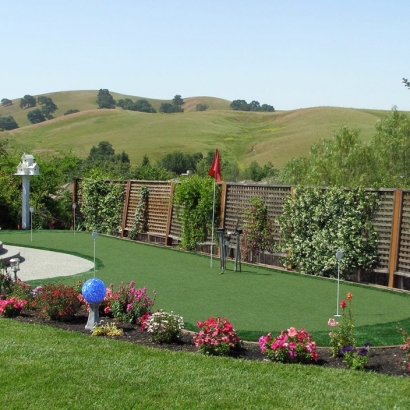 Artificial Turf Installation San Jose, California Putting Green Turf, Beautiful Backyards