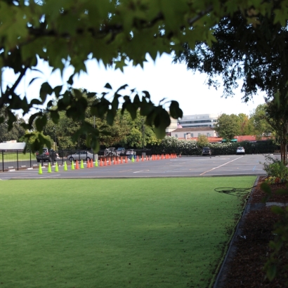 Grass Installation Rancho Cordova, California Football Field, Commercial Landscape