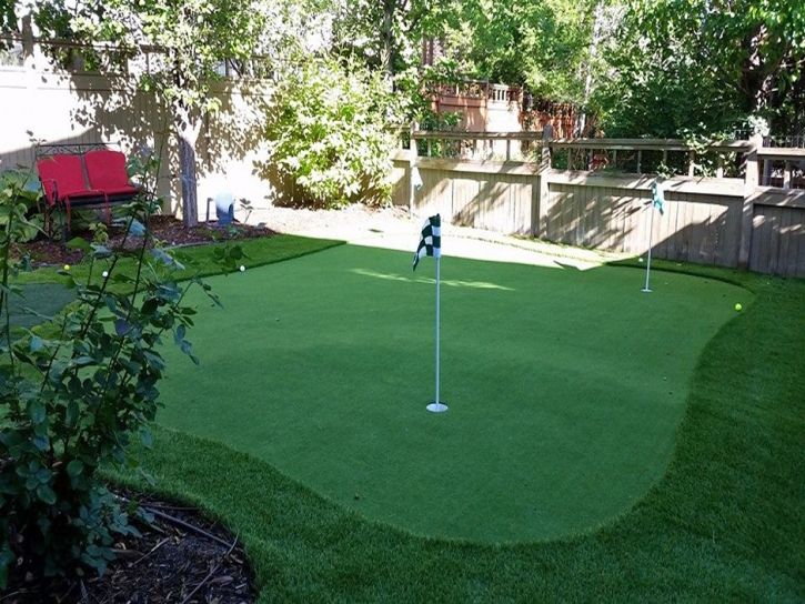 Fake Grass Aptos Hills-Larkin Valley, California Golf Green, Backyard Garden Ideas