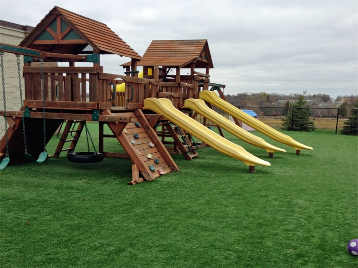 Faux Grass El Sobrante, California Upper Playground, Commercial Landscape