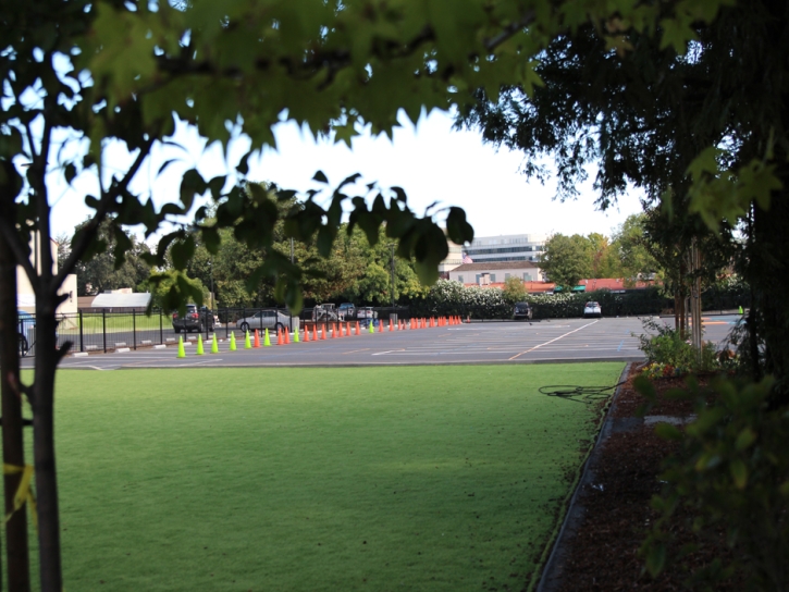 Grass Installation Rancho Cordova, California Football Field, Commercial Landscape