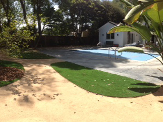 Installing Artificial Grass Chualar, California Backyard Deck Ideas, Backyard Ideas