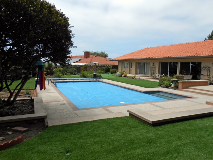 Lawn Services Jackson, California Outdoor Putting Green, Above Ground Swimming Pool